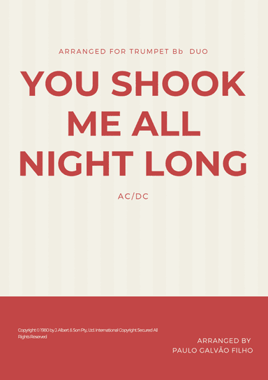 You Shook Me All Night Long (arr. Paulo Galvão Filho)