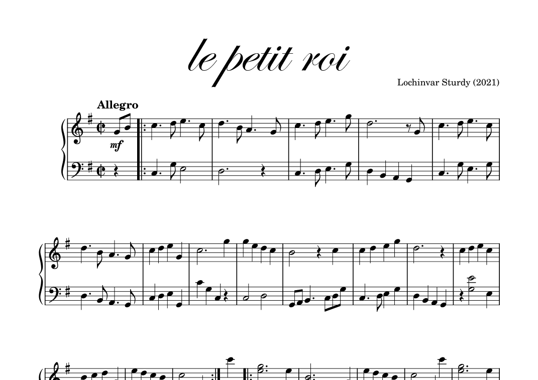 le petit roi
