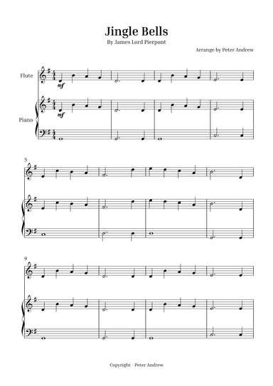 Jingle Bells (arr. Peter Andrew)
