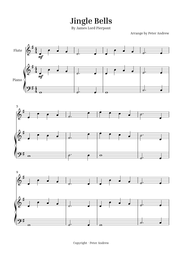Jingle Bells (arr. Peter Andrew)