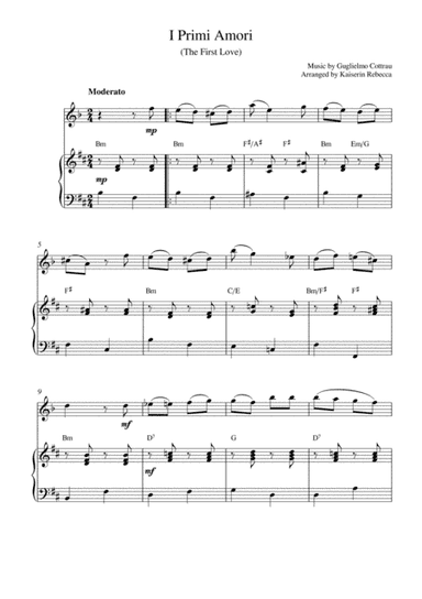 I Primi Amori (The First Love) (arr. Kaiserin Rebecca)