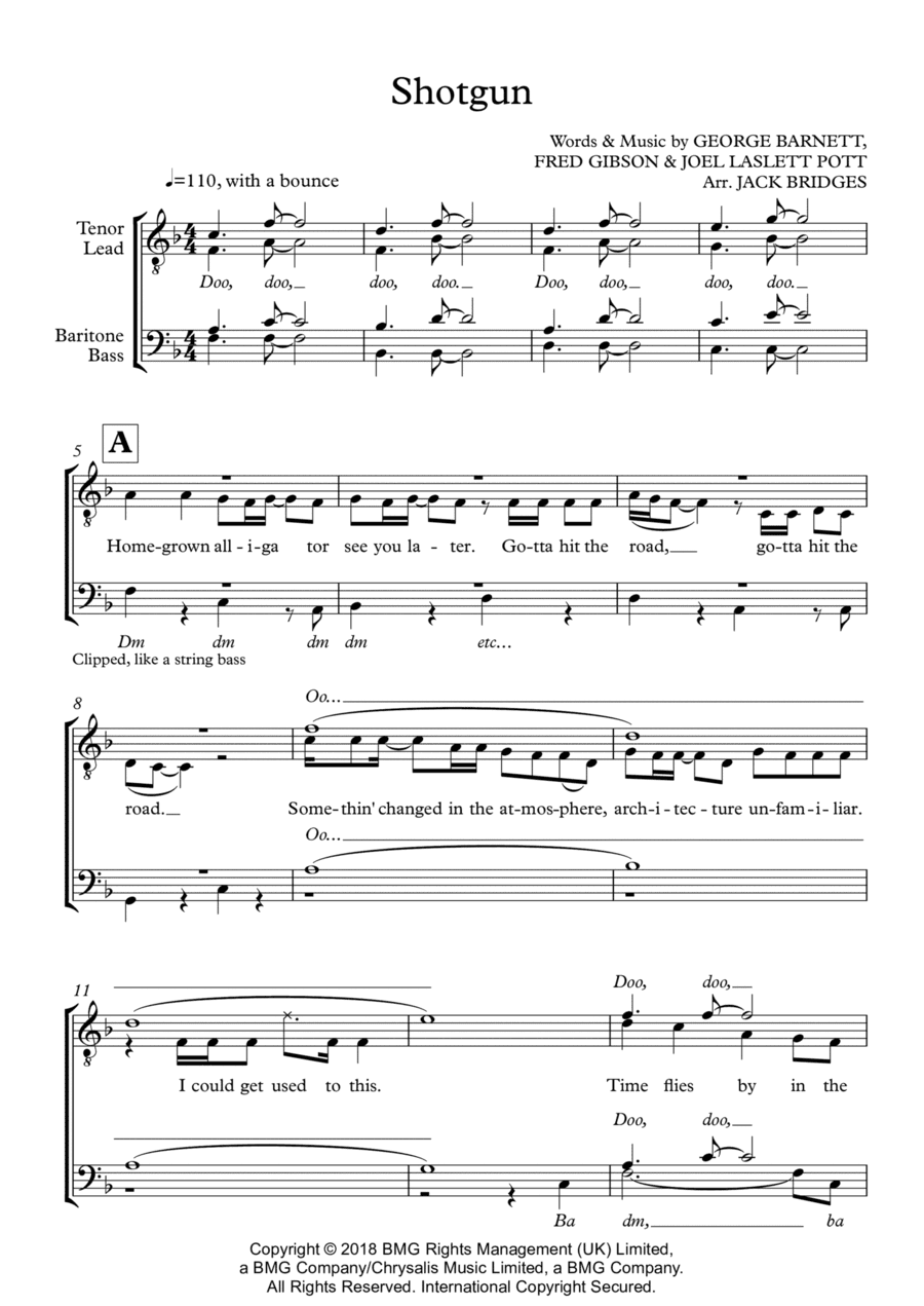 Shotgun (arr. Jack Bridges)