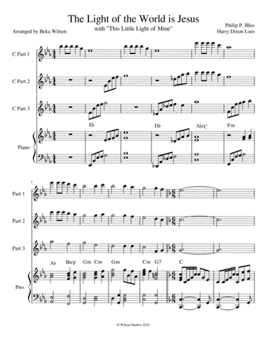 The Light of the World Is Jesus with "This Little Light of Mine" (arr. Beka Wilson)