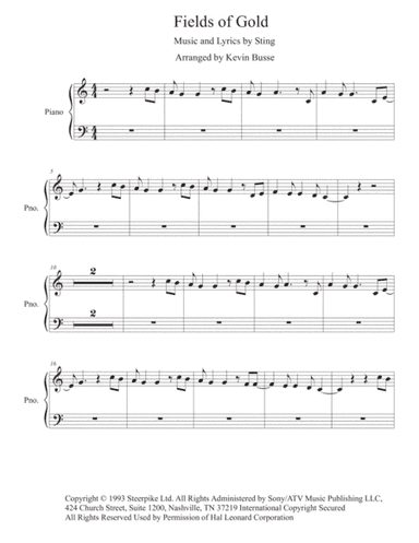 Fields Of Gold (arr. Kevin Busse)