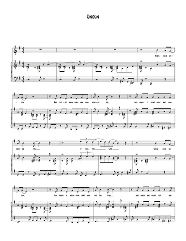Undun (arr. Biegler)