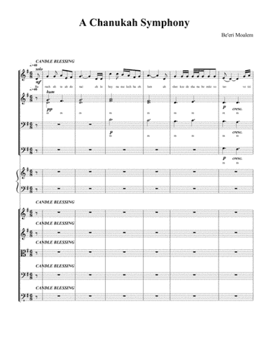Chanukah Songs for Choir and String Orchestra (arr. Be'eri Moalem)