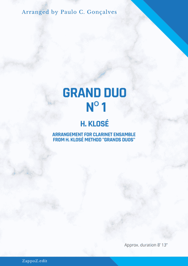 GRAND DUO  Nº 1 - H. KLOSÉ (arr. Paulo C. Gonçalves)