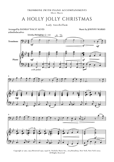 A Holly Jolly Christmas (arr. Danilo "Daca" Alves)