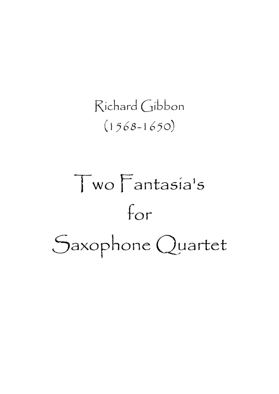 Two Fantasias (arr. Spence Bundy)