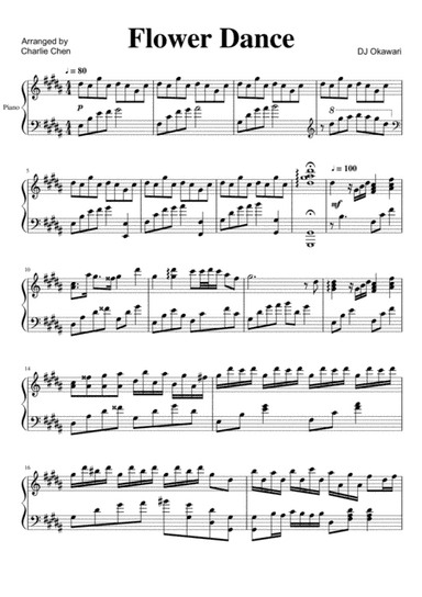 Flower Dance (arr. Charlie Chen)