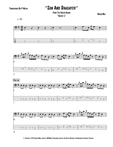 Son And Daughter (arr. P Welsh)