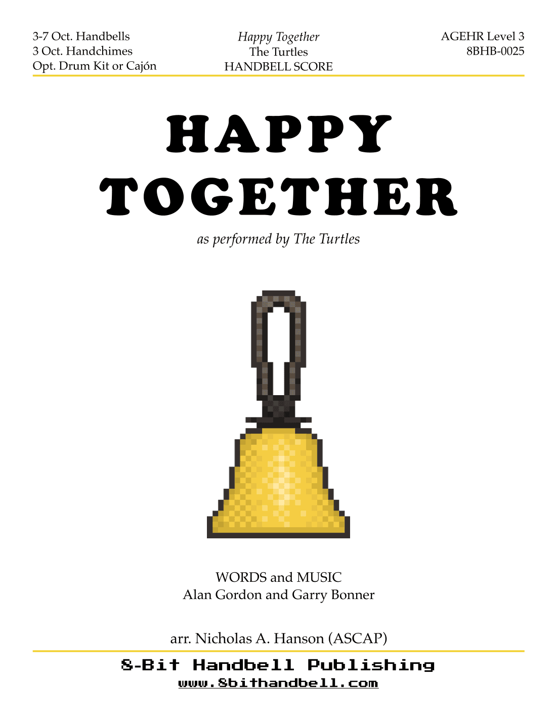 Happy Together (arr. Nicholas A. Hanson (ASCAP))