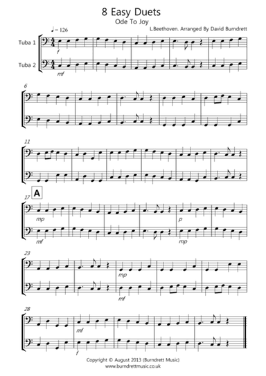 8 Duets for Tuba (arr. David Burndrett)