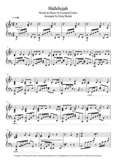 Hallelujah (arr. Greg Skalak)