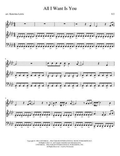 All I Want Is You (arr. Katerina Anne Lewis)