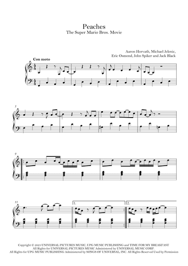 Peaches (arr. Lila Lali)