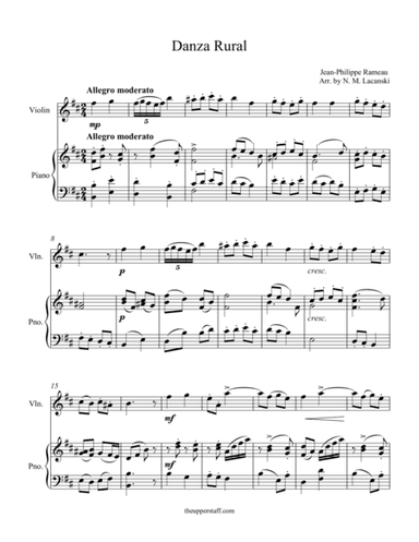 Danza Rural (arr. Nick Lacanski)