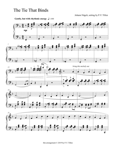 The Tie that Binds (arr. P. F. Tillen)