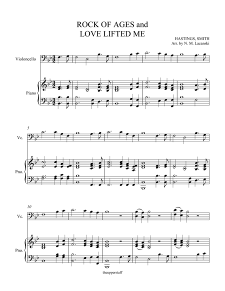 Rock of Ages and Love Lifted Me (arr. Nick Lacanski)