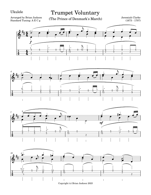 Trumpet Voluntary (arr. Brian Jackson)