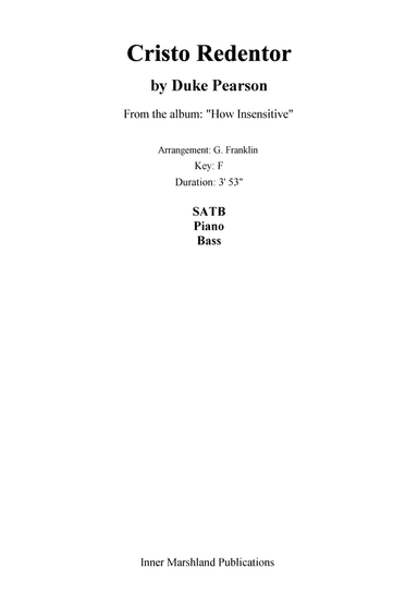 Cristo Redentor (arr. G. Franklin)