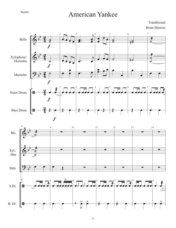 American Yankee, A Yankee Doodle Fantasy (arr. Brian Monroe)
