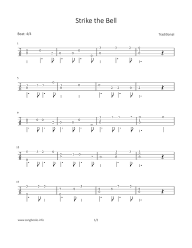Strike the Bell (arr. Bettina Schipp)