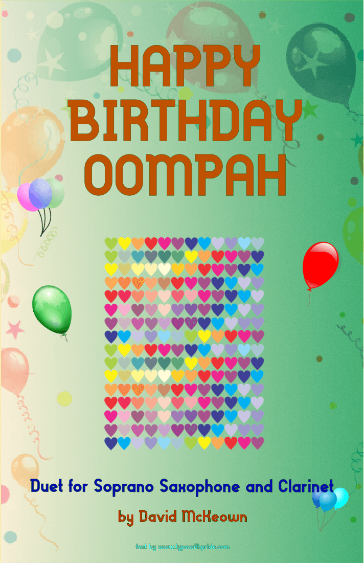 Happy Birthday Oompah, for Soprano Saxophone and Clarinet Duet (arr. David McKeown)