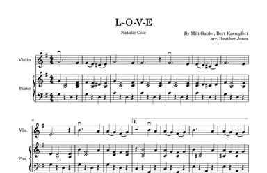 L-o-v-e (arr. Heather B Jones)