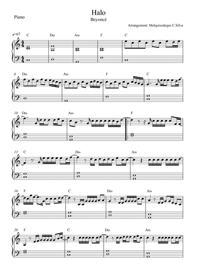 Halo (arr. Melquisedeque C.Silva)