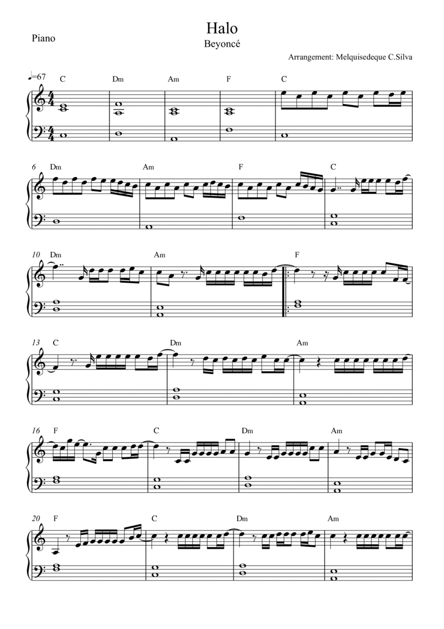 Halo (arr. Melquisedeque C.Silva)