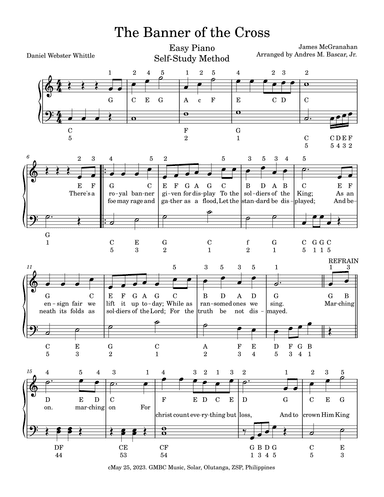 The Banner of the Cross (arr. Andres M. Bascar, Jr.)