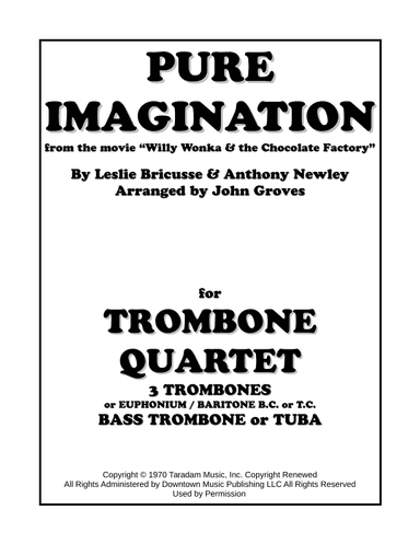 Pure Imagination (arr. John Groves)
