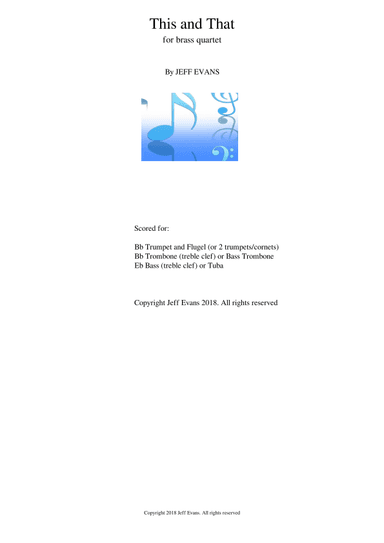 This and That for brass quartet