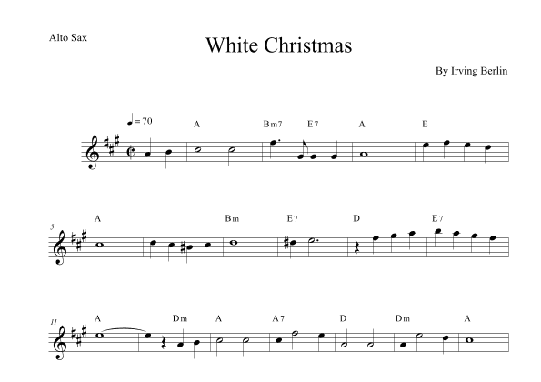 White Christmas (arr. Leo Silva)