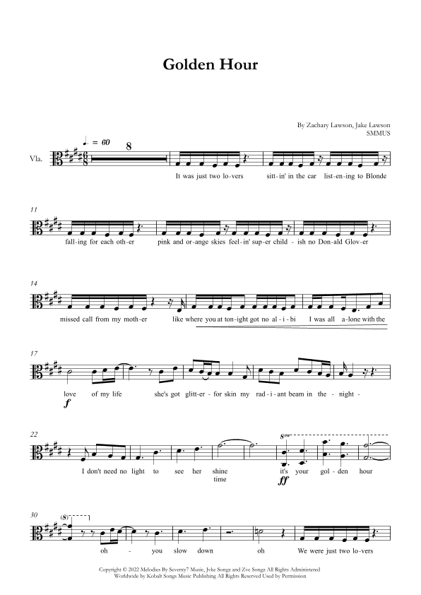 Golden Hour (arr. SMMUS)