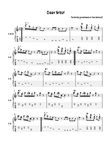 Cissy Strut (arr. Vincent Bunnicelli)