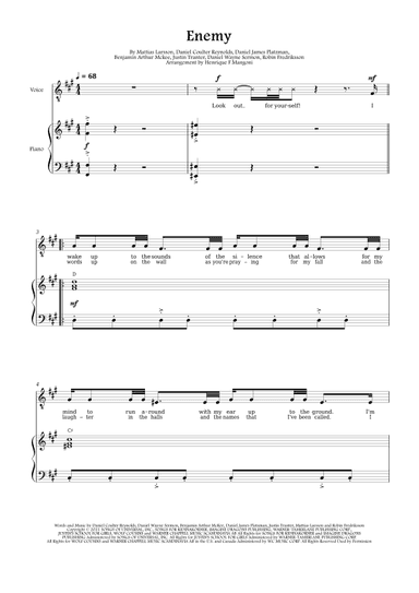 Enemy (arr. Henrique F Mangoni)