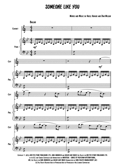 Someone Like You (arr. Darren Lloyd)