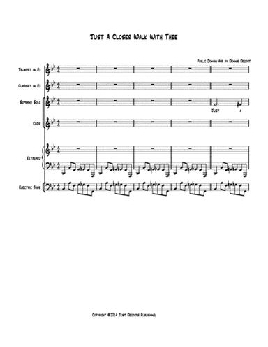 Just a Closer Walk With Thee (arr. Dennis Dezort)