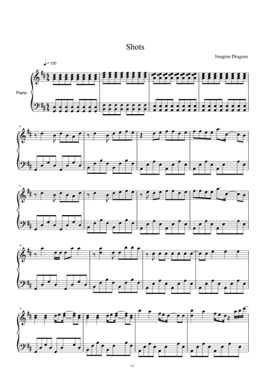 Shots (arr. Imagine Dragons)