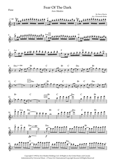 Fear Of The Dark (arr. Fernando Britto)