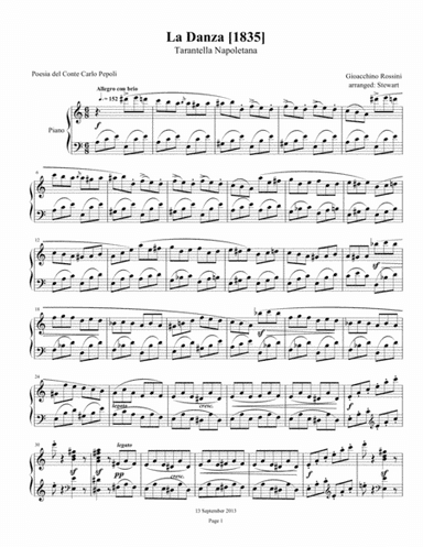 La Danza (Tarantella Napoletano) (arr. Scott S. Stewart)