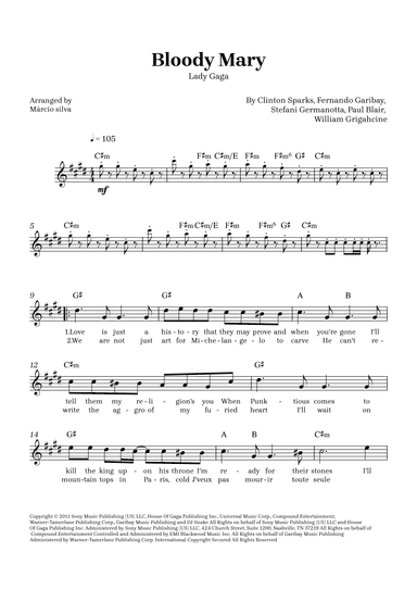 Bloody Mary (arr. Márcio Silva)