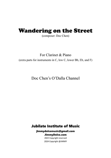 Wandering on the Street