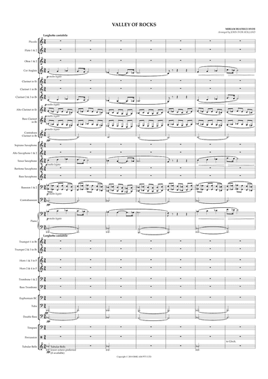 Valley Of Rocks (arr. John Ivor Holland)