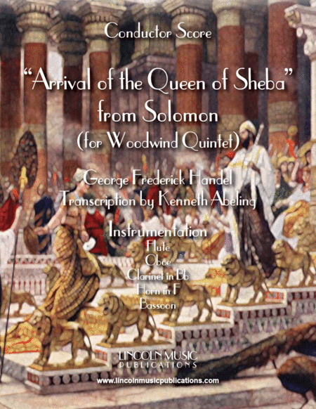 Arrival of the Queen of Sheba (for Woodwind Quintet) (arr. Kenneth Abeling)