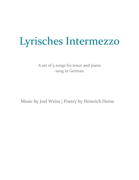 Lyrisches Intermezzo