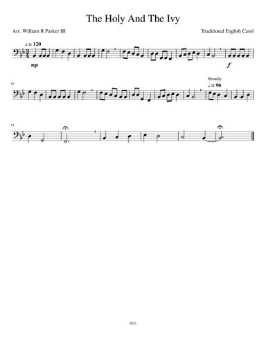 The Holy And The Ivy (arr. William R Parker III)