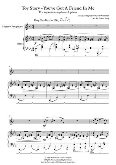 You've Got A Friend In Me (arr. Edwin Sung)